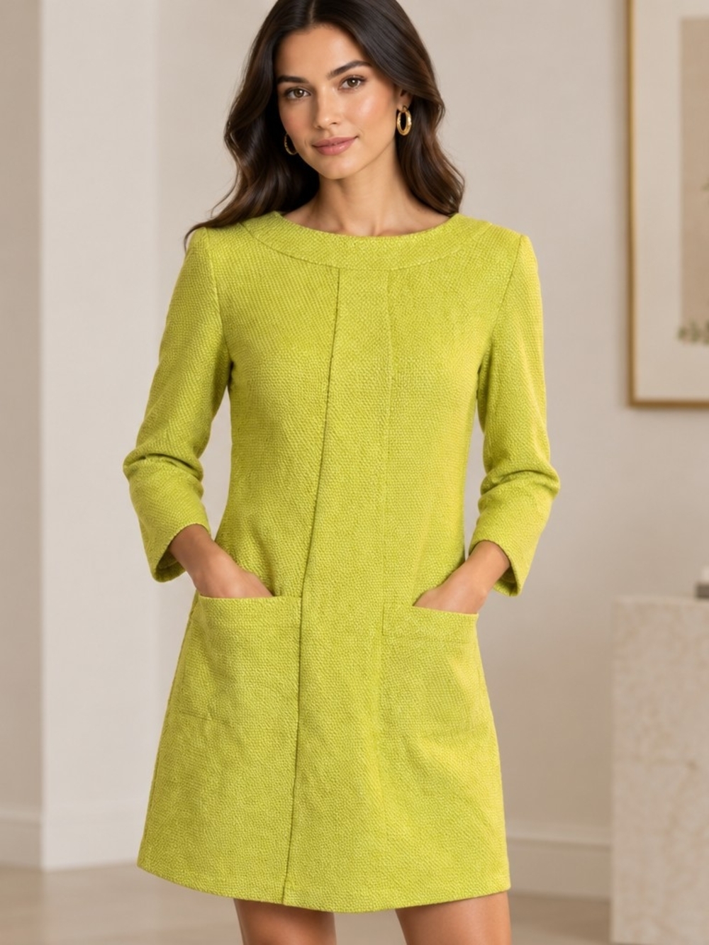 BODEN RIVA JACQUARD SHIFT DRESS